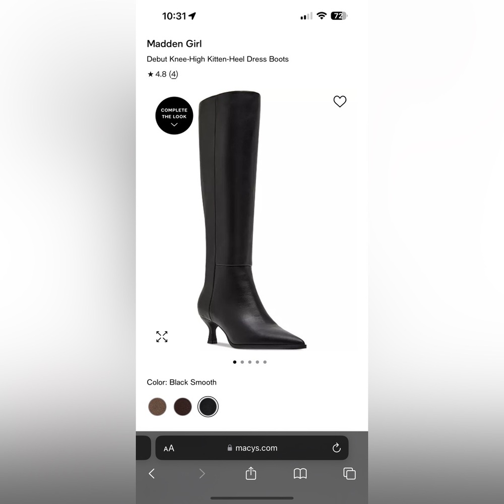 Madden Girl Debutt kitten heels boots